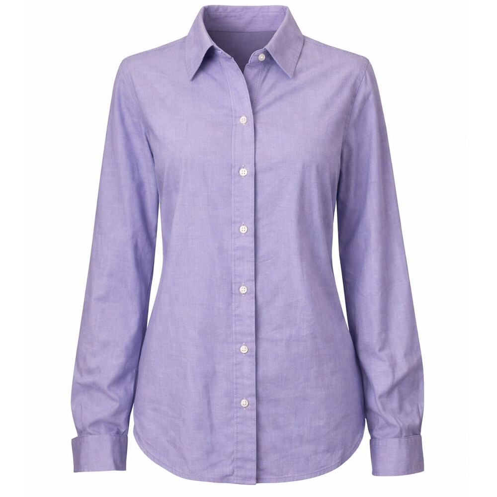Liz Claiborne Women’s Blue Button Down Shirt Blouse Size 16 Career Top